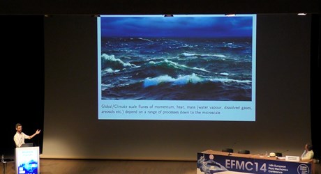Multiscale fluid mechanics at the ocean-atmosphere interface
